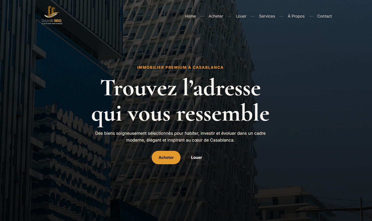 Projet client réalisé par VENTECH — Agence Digitale Casablanca